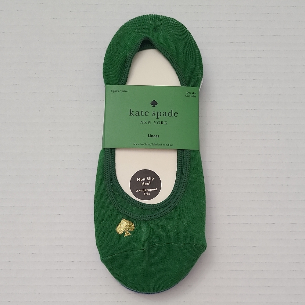 NWT Kate Spade Liner Socks, Shoe Size 4-10
